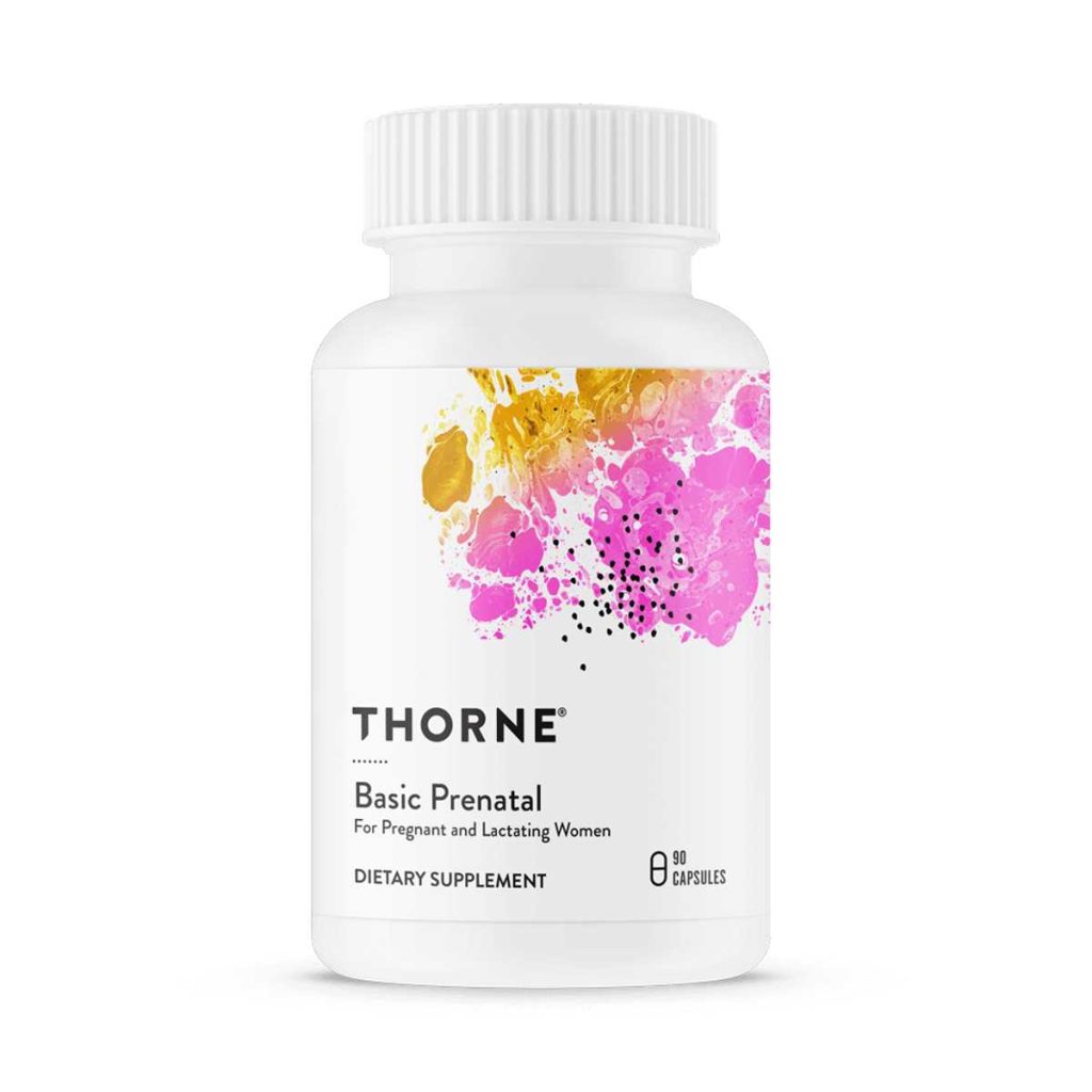 Thorne Basic Prenatal pregnancy multi vitamin and mineral